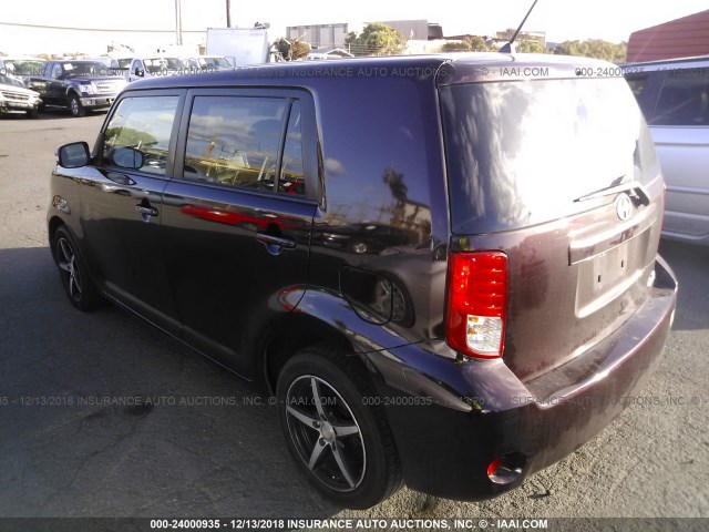 JTLZE4FE8CJ006523 - 2012 TOYOTA SCION XB Бордовый фото 3