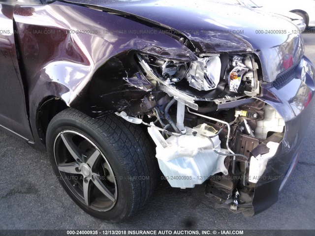 JTLZE4FE8CJ006523 - 2012 TOYOTA SCION XB Бордовый фото 6