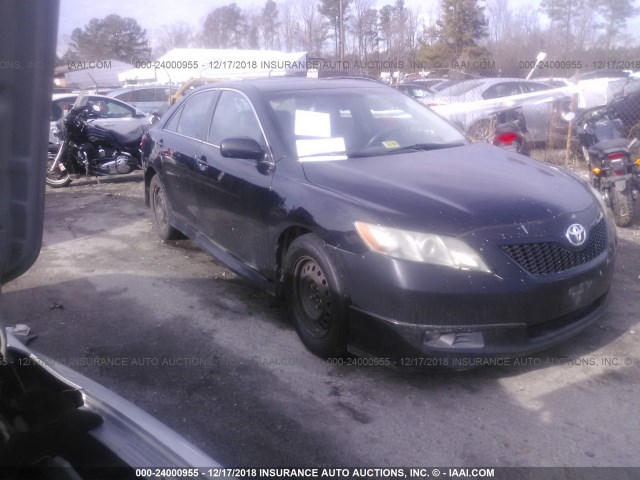 4T1BE46K98U226757 - 2008 TOYOTA CAMRY CE/LE/XLE/SE BLACK photo 1