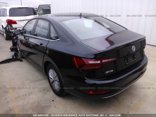 3VWC57BU3KM029240 - 2019 VOLKSWAGEN JETTA S/SE/R-LINE BLACK photo 3