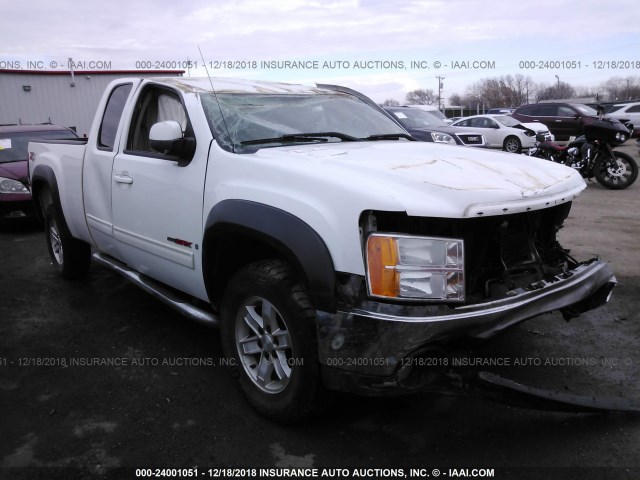 1GTEK19Y97Z519391 - 2007 GMC NEW SIERRA K1500 WHITE photo 1