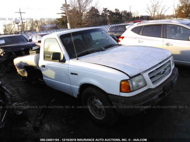 1FTYR10D03PA33108 - 2003 FORD RANGER WHITE photo 1