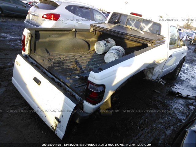 1FTYR10D03PA33108 - 2003 FORD RANGER WHITE photo 6