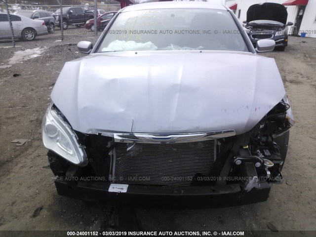 1C3CCBAB3EN210459 - 2014 CHRYSLER 200 LX SILVER photo 6