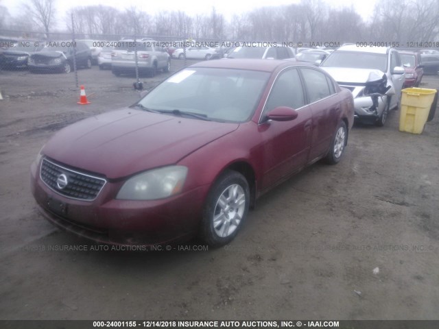 1N4AL11D46C198579 - 2006 NISSAN ALTIMA S/SL BURGUNDY photo 2