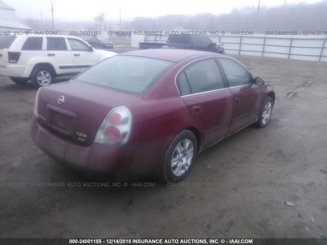 1N4AL11D46C198579 - 2006 NISSAN ALTIMA S/SL BURGUNDY photo 4