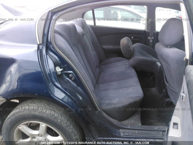 1N4AL11D85C325929 - 2005 NISSAN ALTIMA S/SL BLUE photo 8