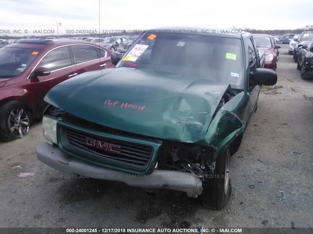 1GTCS1948X8505959 - 1999 GMC SONOMA GREEN photo 6