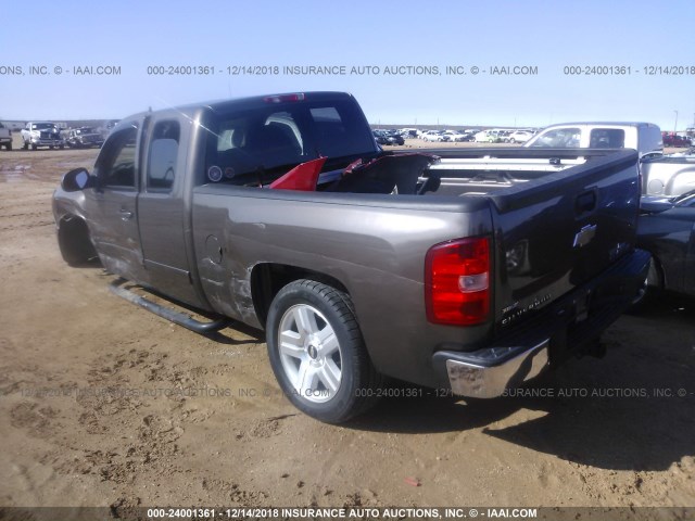 1GCEC19008Z206416 - 2008 CHEVROLET SILVERADO C1500 GRAY photo 3