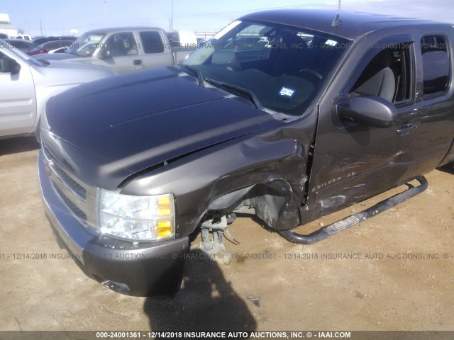 1GCEC19008Z206416 - 2008 CHEVROLET SILVERADO C1500 GRAY photo 6