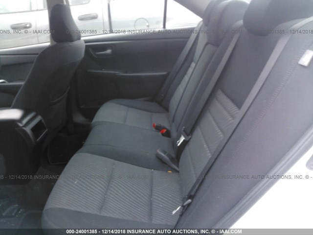 4T1BF1FK4GU171113 - 2016 TOYOTA CAMRY LE/XLE/SE/XSE WHITE photo 8