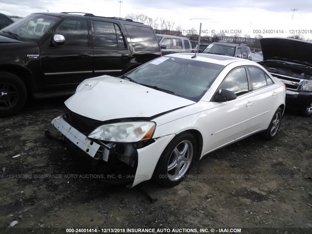 1G2ZG57B084157348 - 2008 PONTIAC G6 SE WHITE photo 2