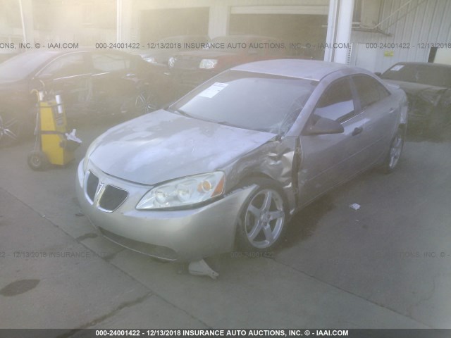 1G2ZG58N874142569 - 2007 PONTIAC G6 SE SILVER photo 2