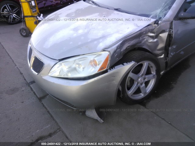 1G2ZG58N874142569 - 2007 PONTIAC G6 SE SILVER photo 6