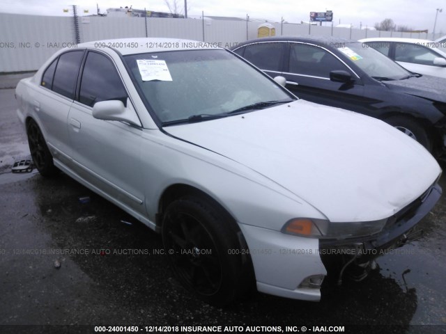 4A3AA46G22E032755 - 2002 MITSUBISHI GALANT ES/LS WHITE photo 1