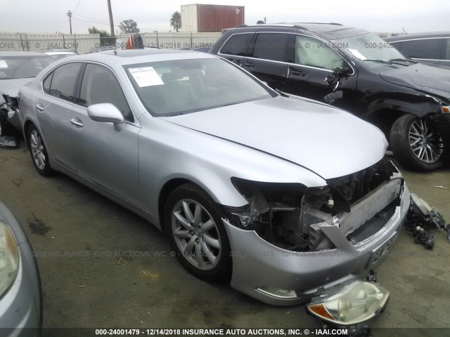 JTHBL46F475024123 - 2007 LEXUS LS 460 SILVER photo 1