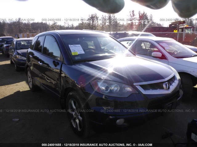 5J8TB18288A011693 - 2008 ACURA RDX BLUE photo 1