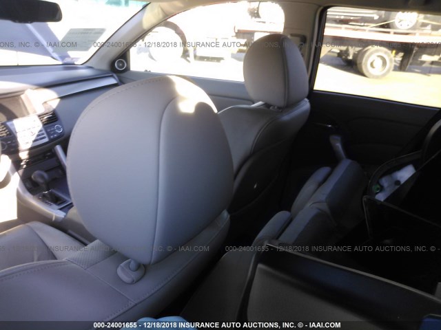 5J8TB18288A011693 - 2008 ACURA RDX BLUE photo 8