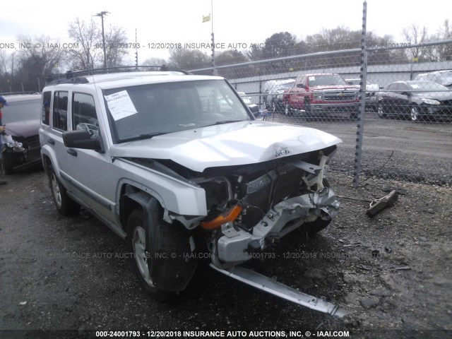 1J8HH48N06C157143 - 2006 JEEP COMMANDER Gümüş foto 1