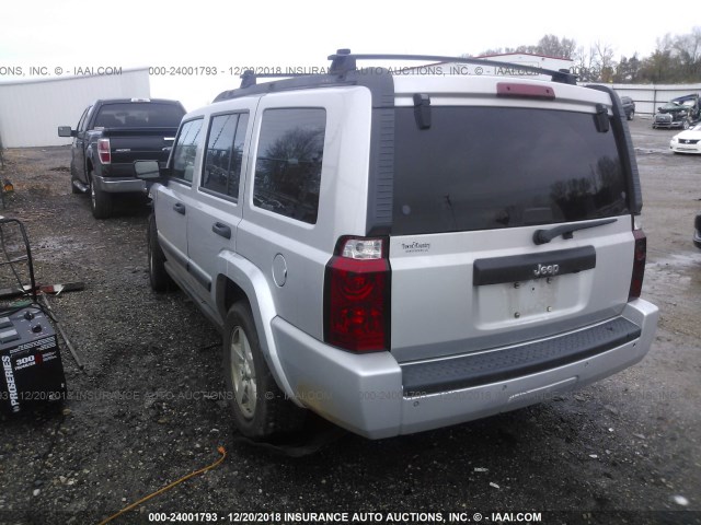 1J8HH48N06C157143 - 2006 JEEP COMMANDER Gümüş foto 3