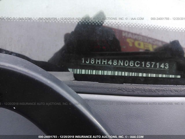 1J8HH48N06C157143 - 2006 JEEP COMMANDER Gümüş foto 9