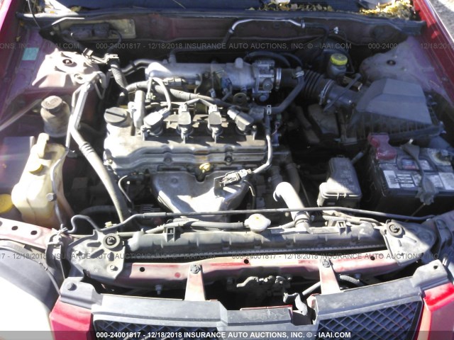 3N1CB51DX5L592932 - 2005 NISSAN SENTRA 1.8/1.8S RED photo 10