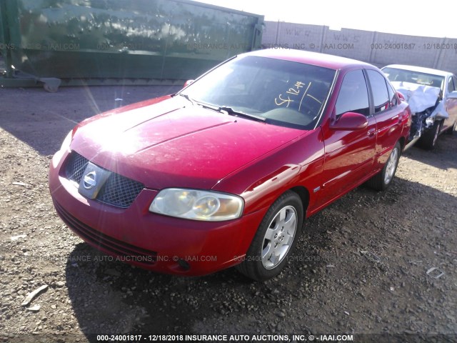 3N1CB51DX5L592932 - 2005 NISSAN SENTRA 1.8/1.8S RED photo 2