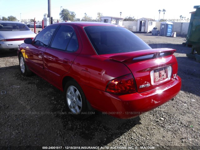 3N1CB51DX5L592932 - 2005 NISSAN SENTRA 1.8/1.8S RED photo 3