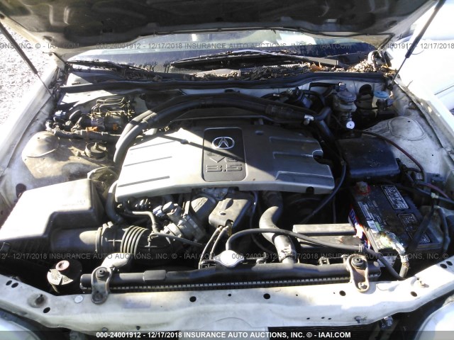 JH4KA9653XC011630 - 1999 ACURA 3.5RL WHITE photo 10