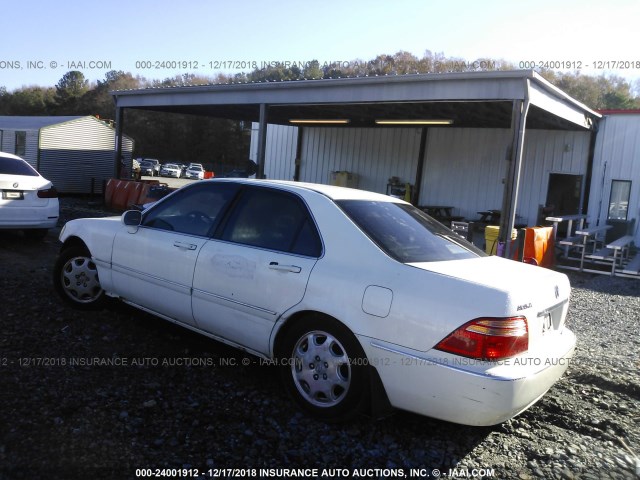 JH4KA9653XC011630 - 1999 ACURA 3.5RL WHITE photo 3