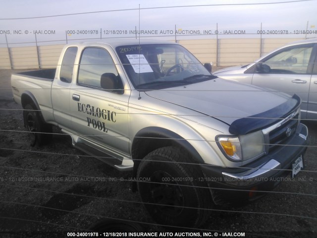 4TASM92N7YZ614802 - 2000 TOYOTA TACOMA XTRACAB PRERUNNER ვერცხლისფერი ფოტო 1