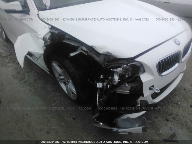 WBA5B1C52FG127018 - 2015 BMW 535 I WHITE photo 6