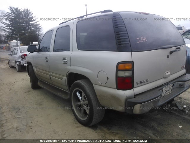 1GKEK13V34R244020 - 2004 GMC YUKON GOLD photo 3