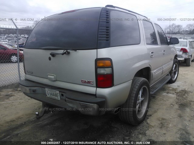 1GKEK13V34R244020 - 2004 GMC YUKON GOLD photo 4