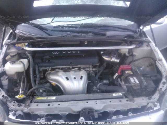 JTKDE167590278668 - 2009 TOYOTA SCION TC ვერცხლისფერი ფოტო 10