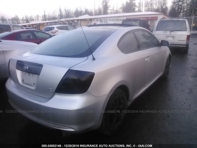 JTKDE167590278668 - 2009 TOYOTA SCION TC ვერცხლისფერი ფოტო 4