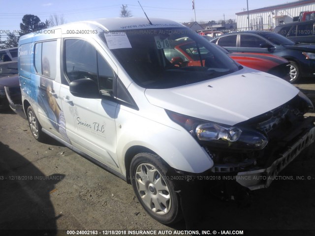 NM0GE9F71E1167734 - 2014 FORD TRANSIT CONNECT XLT WHITE photo 1