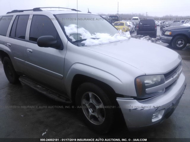 1GNDS13S952179074 - 2005 CHEVROLET TRAILBLAZER LS/LT GRAY photo 1