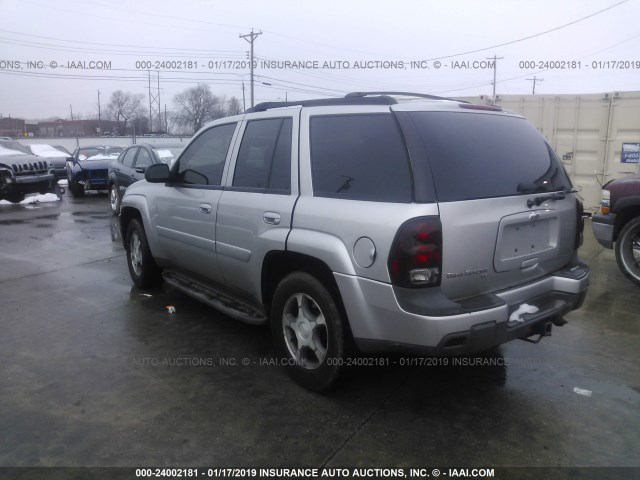 1GNDS13S952179074 - 2005 CHEVROLET TRAILBLAZER LS/LT GRAY photo 3