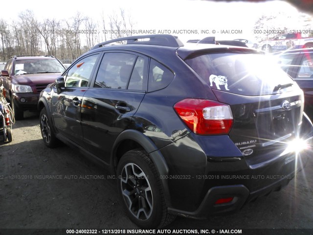 JF2GPANC9G8255620 - 2016 SUBARU CROSSTREK LIMITED BLACK photo 3