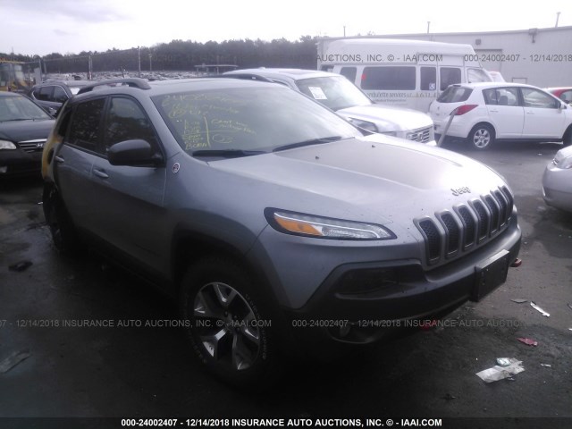 1C4PJMBS5GW169357 - 2016 JEEP CHEROKEE TRAILHAWK 银色 照片 1