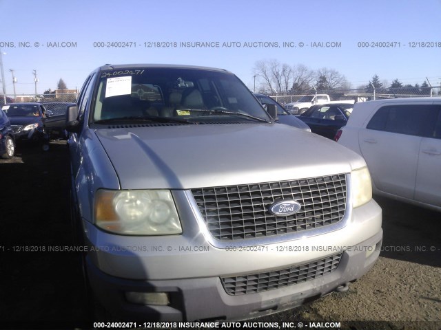 1FMFU16L53LA00662 - 2003 FORD EXPEDITION XLT GRAY photo 6