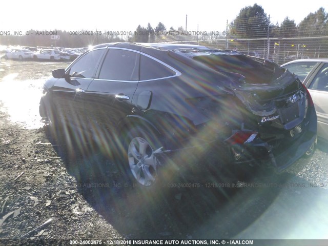 5J6TF2H5XAL017342 - 2010 HONDA ACCORD CROSSTOUR EXL BLACK photo 3