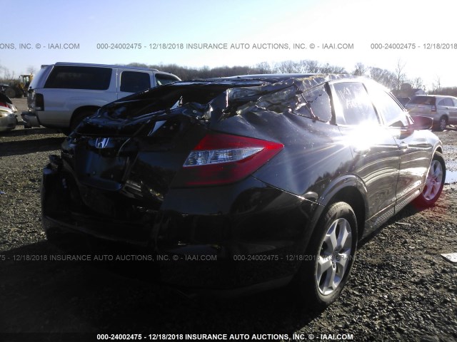 5J6TF2H5XAL017342 - 2010 HONDA ACCORD CROSSTOUR EXL BLACK photo 4