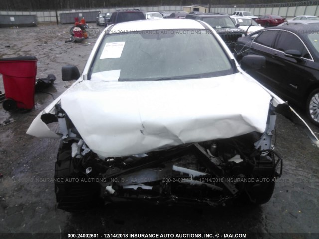 JN8AS5MT6CW264619 - 2012 NISSAN ROGUE S/SV WHITE photo 6