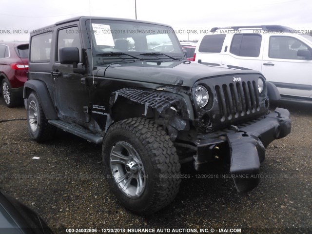 1J4AA2D10BL512157 - 2011 JEEP WRANGLER SPORT GREEN photo 1