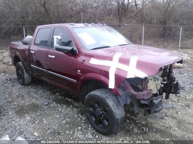 3C6UR5FL3EG276804 - 2014 RAM 2500 LARAMIE RED photo 1