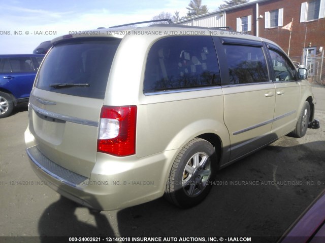 2A4RR5DG2BR649223 - 2011 CHRYSLER TOWN & COUNTRY TOURING GOLD photo 4