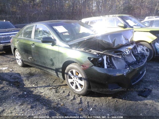4T4BF3EK8BR113792 - 2011 TOYOTA CAMRY SE/LE/XLE 绿色 照片 1