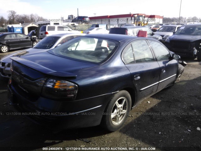 1G2HX54K724235468 - 2002 PONTIAC BONNEVILLE SE Navy photo 4